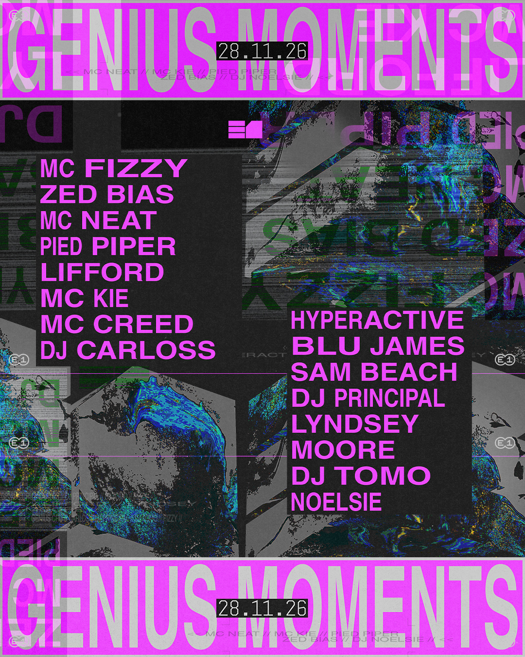 25 Years of Genius CRU: MC Fizzy, Zed Bias Mc Neat