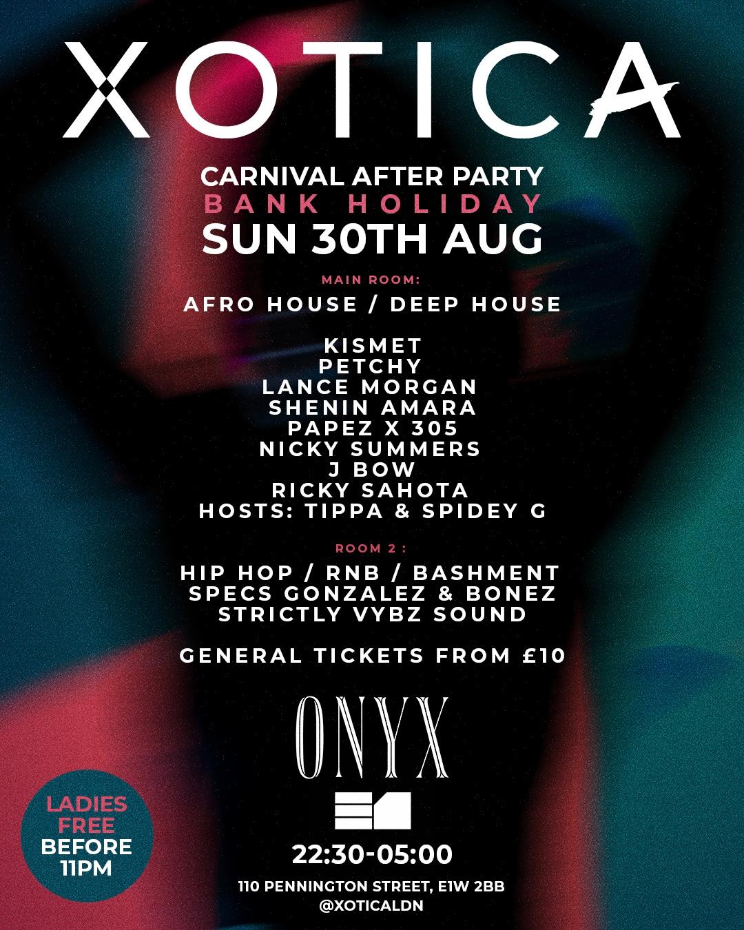 XOTICA - The Big Carnival Afterparty