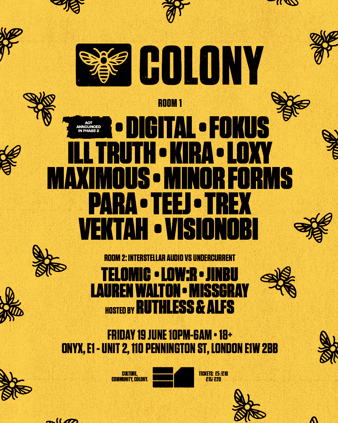 Colony, curated by Visionobi