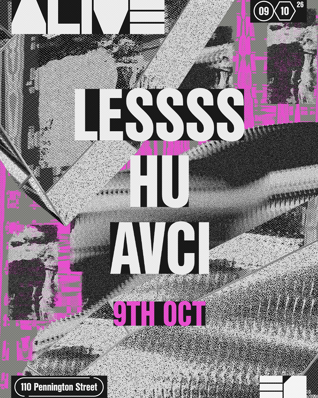 ALIVE: LESSSS, HU, AVCI