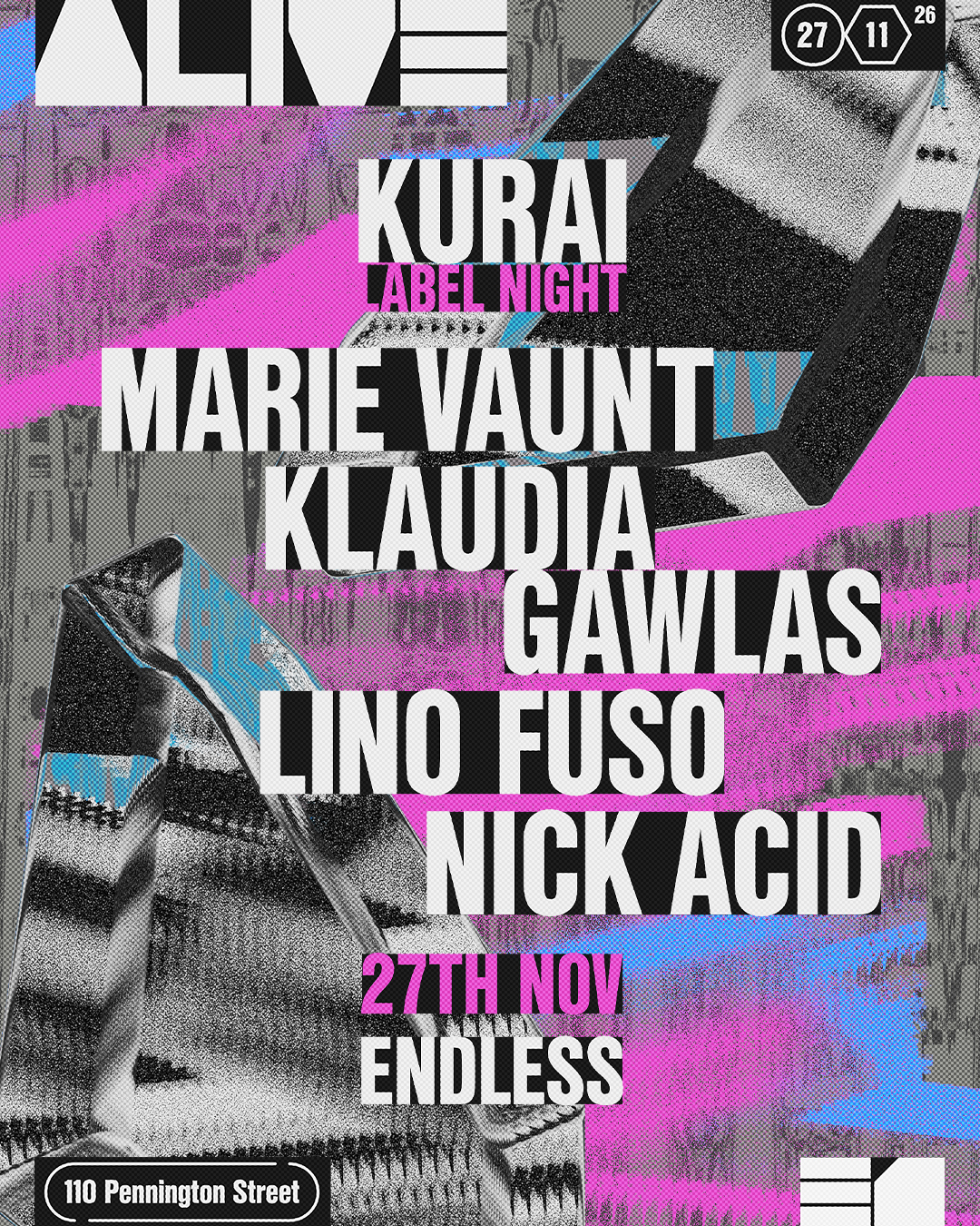 ENDLESS x KURAI: Marie Vaunt, Klaudia Gawlas, Lino Fuso, Nick Acid