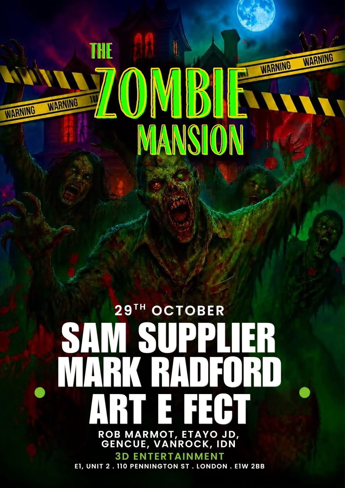 Zombie Mansion with Sam Supplier and Mark Radford