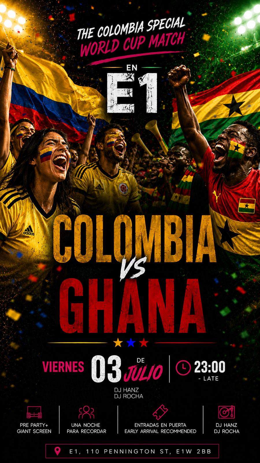 COLOMBIA VS GHANA